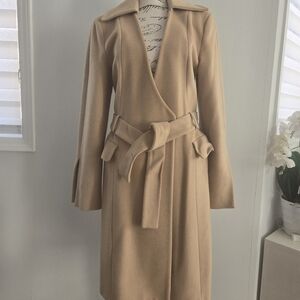 Patrizia pepe wrap coat 42